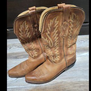 Old West Stitched Cowboy Boots